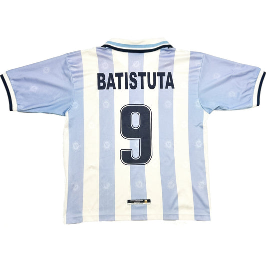1999/00 Argentina Batistuta #9 Home Shirt (M) Reebok