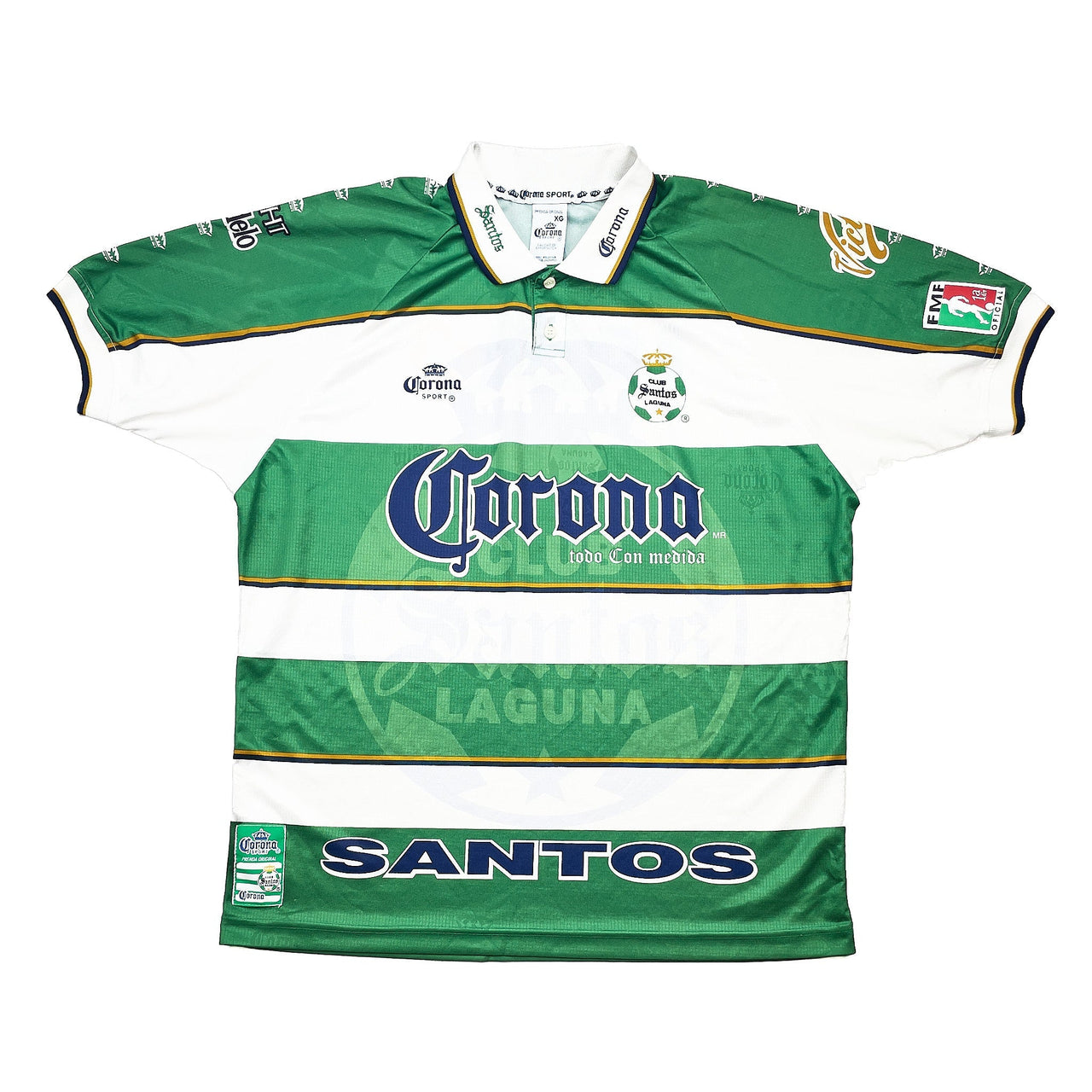 1999/00 Santos Laguna Home Shirt (XL) Corona Sport