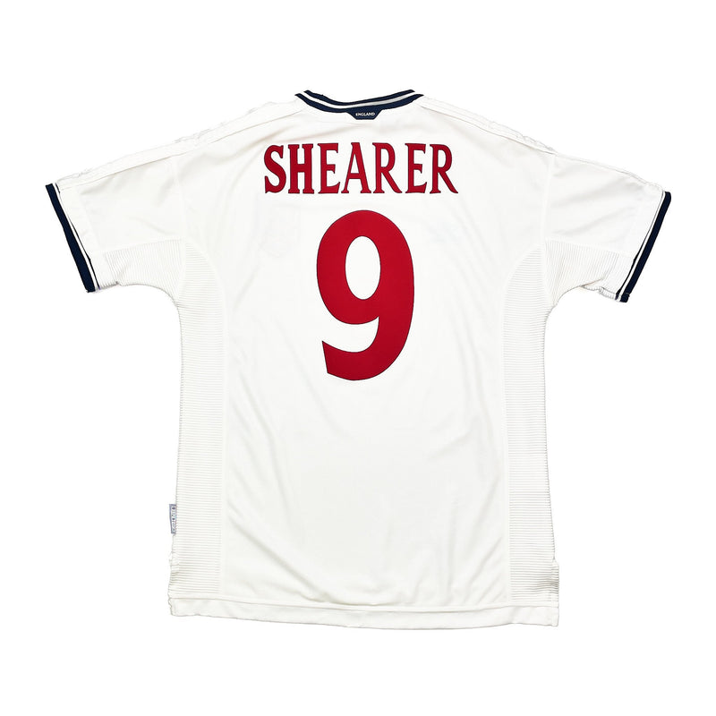 1999/01 England Shearer #9 Home Shirt (L) Umbro