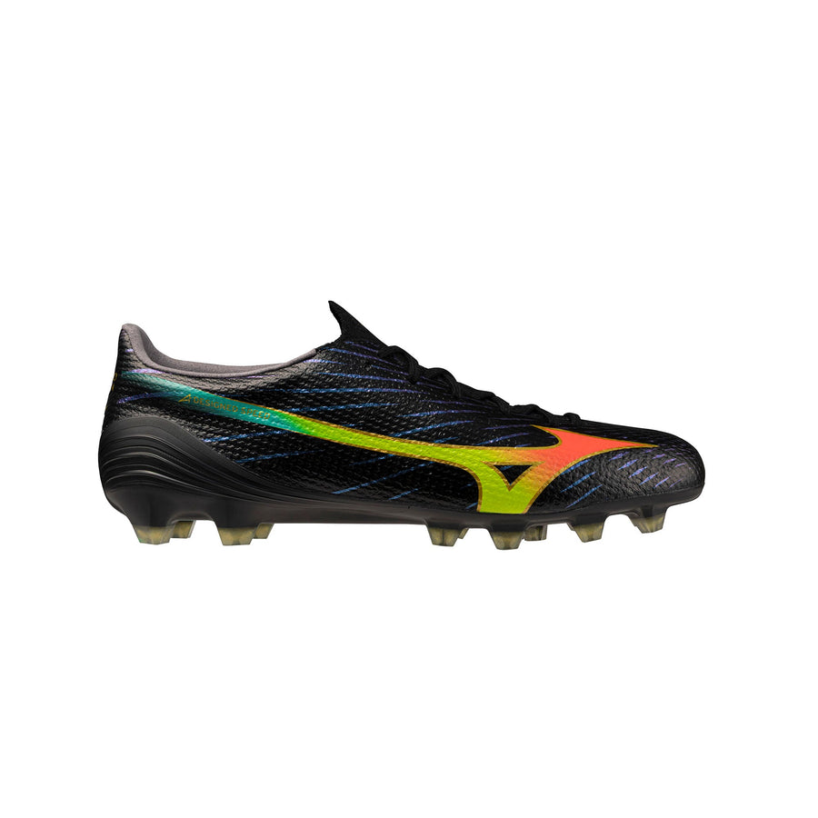 Mizuno Alpha III Elite FG/AG Fußballschuhe - Schwarz/Lava Orange/Evening Primrose