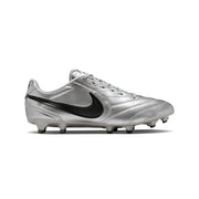 Nike Tiempo Ligera Pro FG Fußballschuhe - Metallic Silber/Schwarz