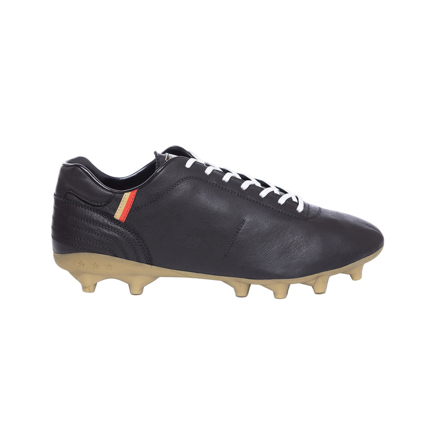 Pantofola d'Oro Lazzarini Icona FG/AG (Hergestellt in Italien) Fußballschuhe - Schwarz/Gold