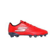 Skechers Razor 1.5 Kids FG Fußballschuhe - Rot/Schwarz