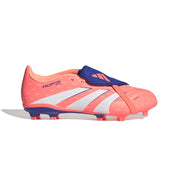 adidas Predator 25 League Fold-Over Tongue FG/MG Jnr Fußballschuhe - Signal Coral/Ftwr White/Beam Orange