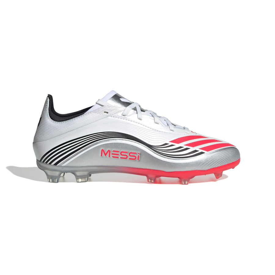 adidas F50 Elite Messi FG/AG Jnr Fußballschuhe - Ftwr White/Lucid Red/Silver Met.