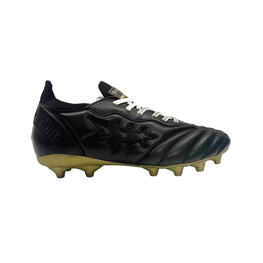 Pantofola d'Oro Superstar Icona FG/AG (Made in Italy) Fußballschuhe - Schwarz/Gold
