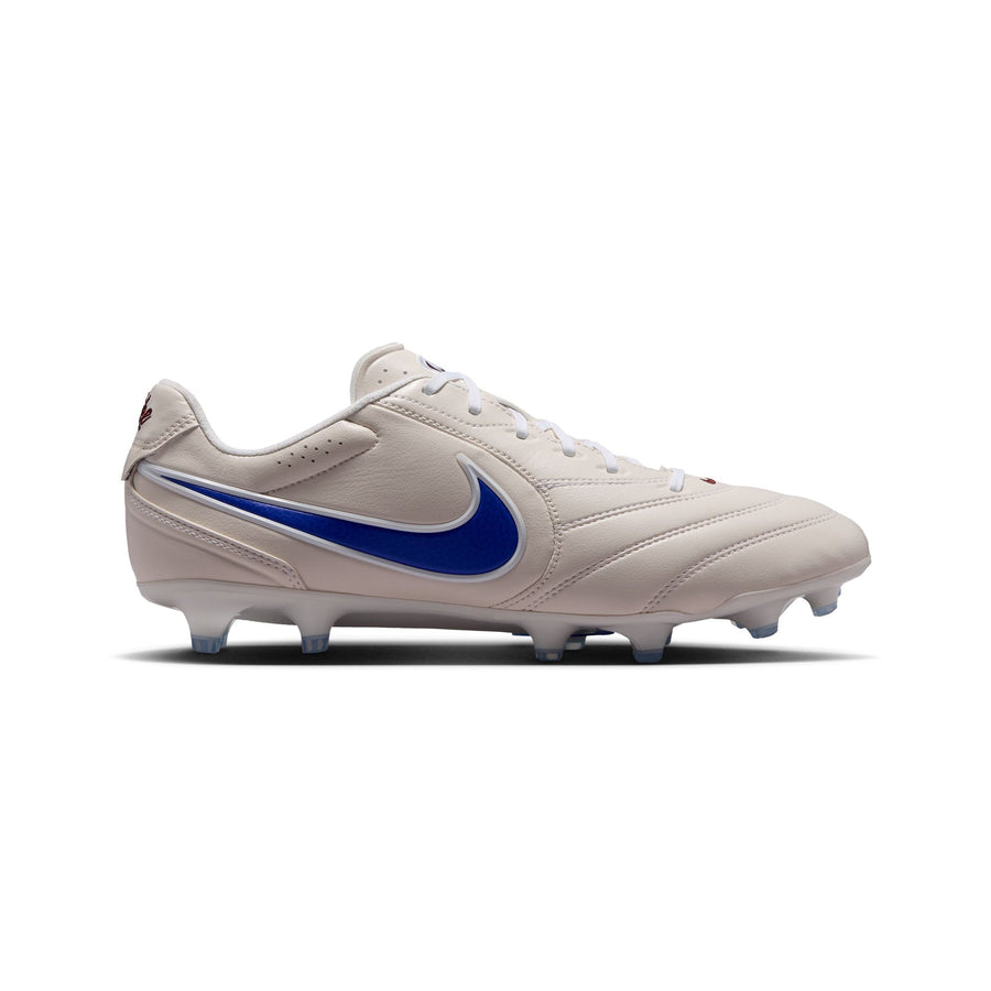 Nike Tiempo Ligera Low Pro FG Fußballschuhe - Kreide/Racer Blau/Weiß