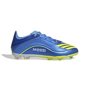 adidas F50 Elite Messi FG/AG Jnr Fußballschuhe - Team Royal Blue/Solar Yellow/Semi Blue Burst