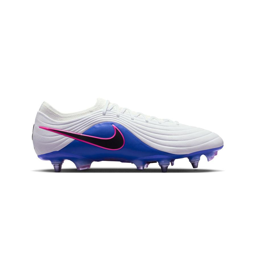 Nike Tiempo Maestro Low Elite SG Fußballschuhe - Weiß/Schwarz/Racerblau/Pink Blast