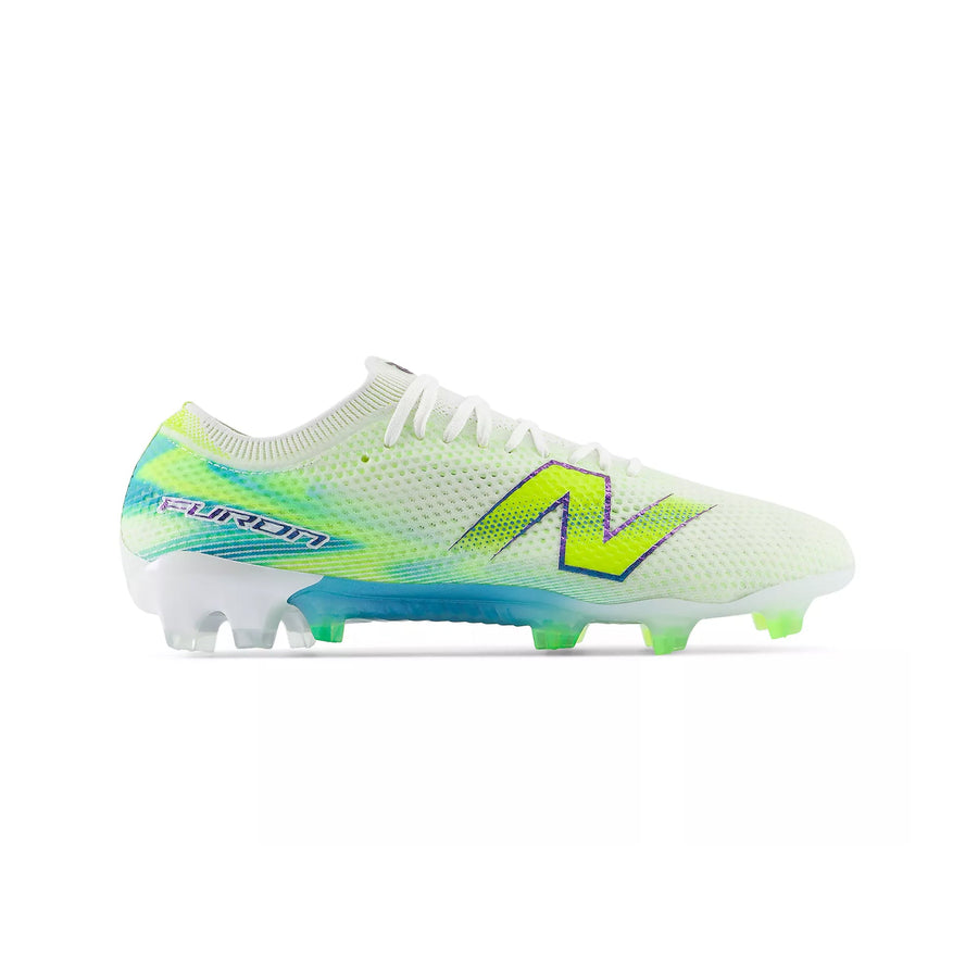 New Balance Furon V8 Elite FG Fußballschuhe - Weiß/Alkaligrün