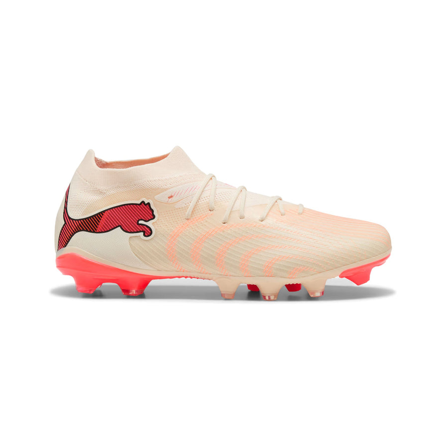 Puma Future 9 Match FG/AG Fußballschuhe - Sugared Almond/Puma White/Ultra Red/Puma Black
