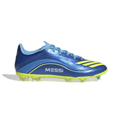 adidas F50 League Messi FG/MG Fußballschuhe – Team Royal Blue/Solar Yellow/Semi Blue Burst