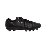 Pantofola d'Oro Del Duca FG/AG (Hergestellt in Italien) Fußballschuhe - Schwarz/Gold