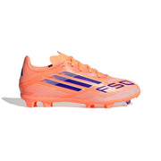 adidas F50 League FG/MG Jnr Fußballschuhe - Beam Orange/Lucid Blue/Ftwr White
