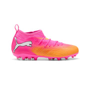 Puma Future 9 Match MG Jnr Fußballschuhe - Poison Pink/Sun Stream/Bright Aqua