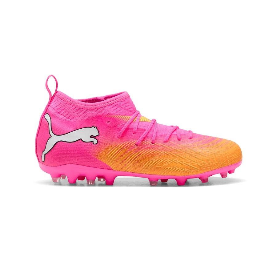 Puma Future 9 Match MG Jnr Fußballschuhe - Poison Pink/Sun Stream/Bright Aqua