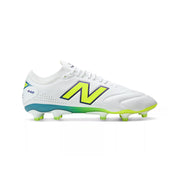 New Balance 442 V3 Elite Knit FG Fußballschuhe - Weiß/Alkaline Green