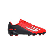 Skechers SKX_2 Kinder MG Fußballschuhe – Rot/Schwarz