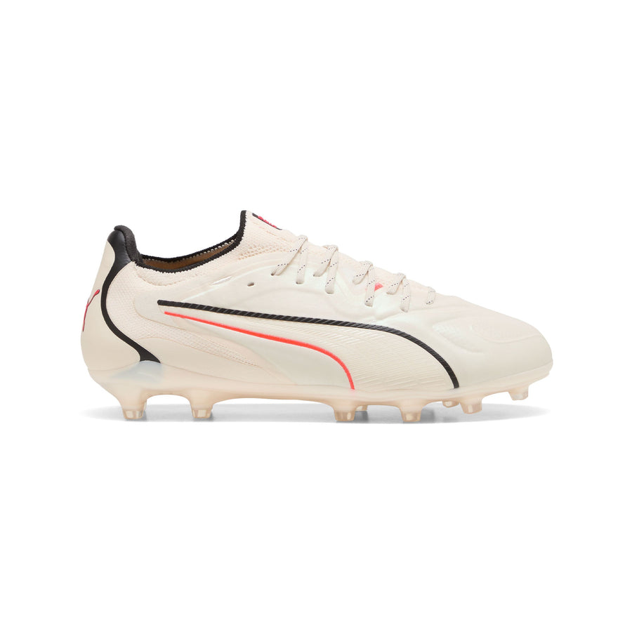 Puma King 20 Ultimate FG/AG Fußballschuhe – Sugared Almond/Puma Black/Ultra Red