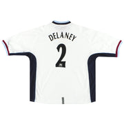 2000-01 Aston Villa Diadora Auswärtstrikot Delaney #2 XXL