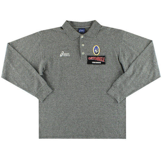 2000-01 Atalanta Asics Polo Shirt L/S