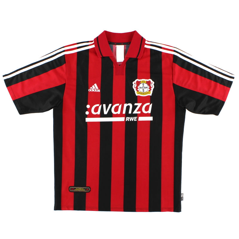 2000-01 Bayer Leverkusen adidas Home Shirt L