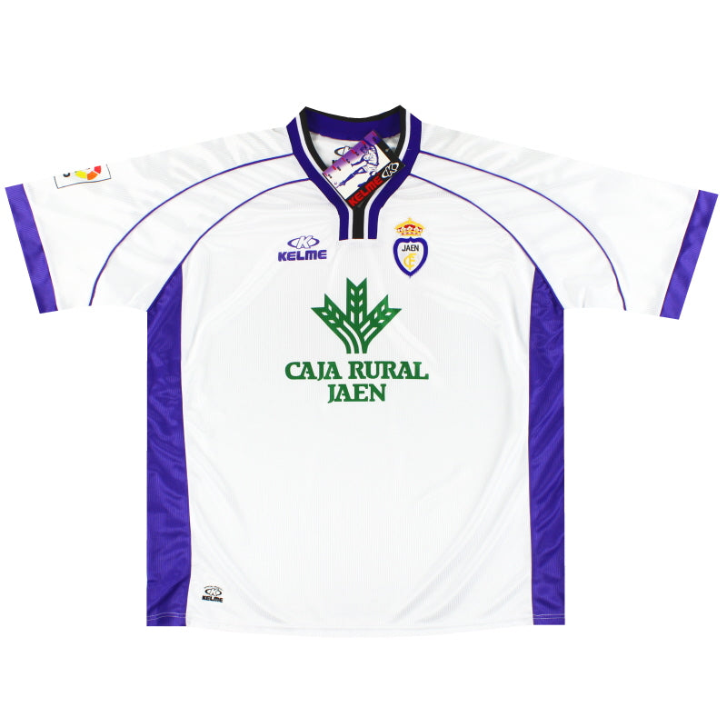 2000-01 Real Jaen Kelme Heimtrikot *m. Etiketten* XL