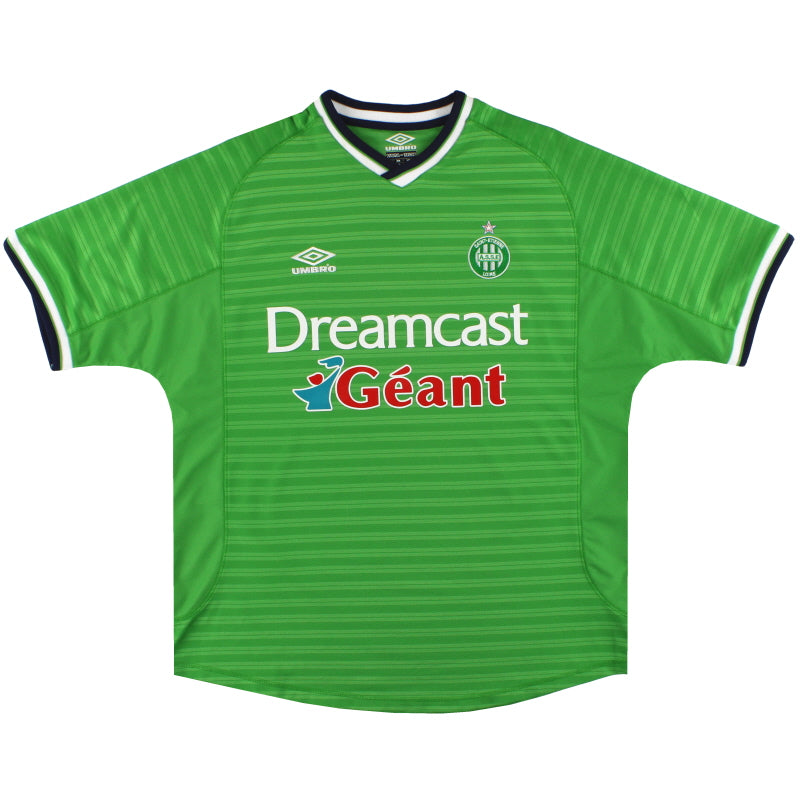 2000-01 Saint Etienne Umbro Heimtrikot XL
