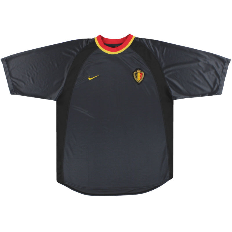 2000-02 Belgien Nike Auswärtstrikot S