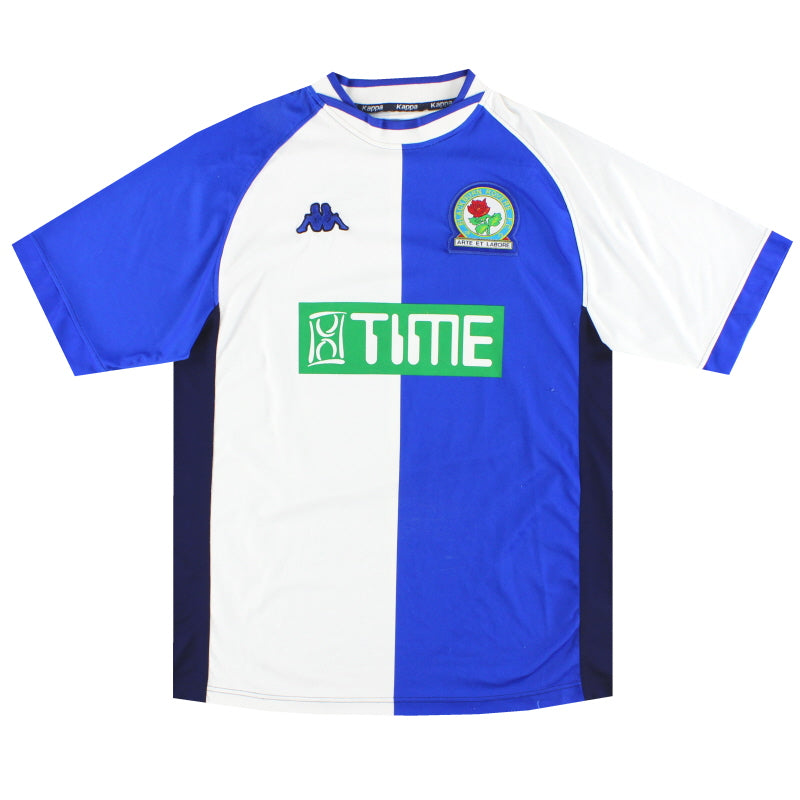 2000-02 Blackburn Kappa Heimtrikot L