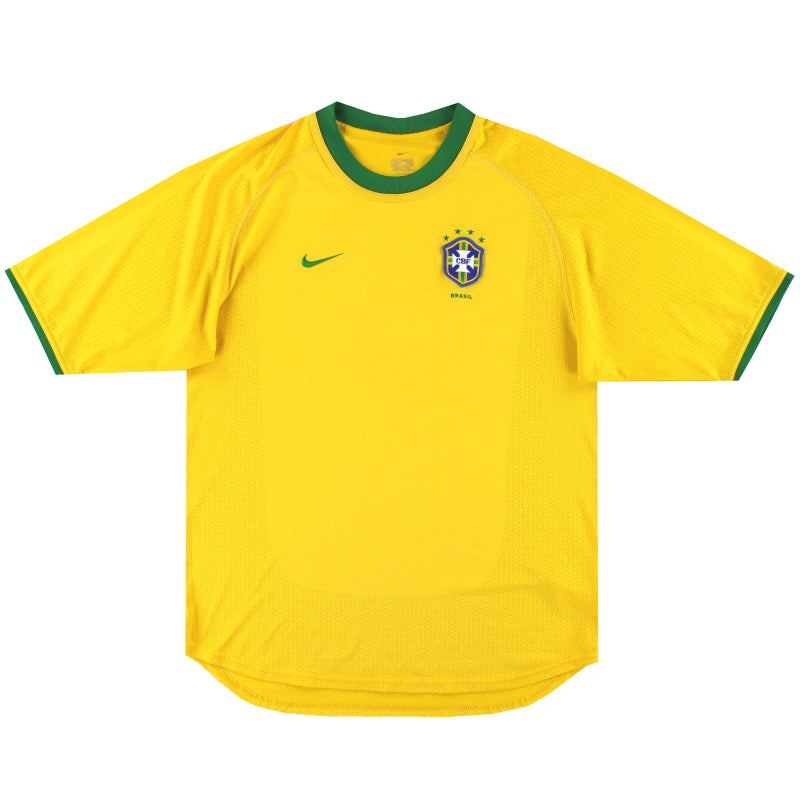 2000-02 Brasilien Nike Heimtrikot L