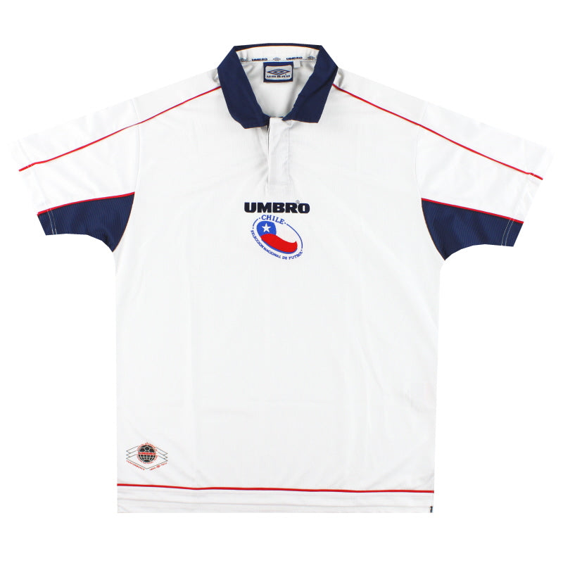 2000-02 Chile Umbro Auswärtstrikot *Neuwertig* L
