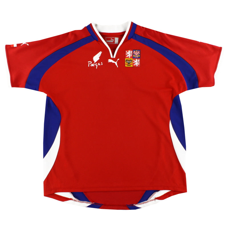 2000-02 Tschechien Puma Heimtrikot L