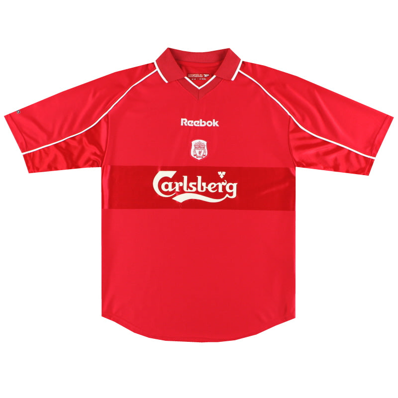 2000-02 Liverpool Reebok Heimtrikot *Neuwertig* XL