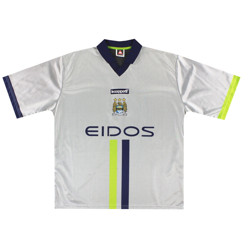 2000-02 Manchester City Le Coq Sportif Auswärtstrikot *Neuwertig* XXL