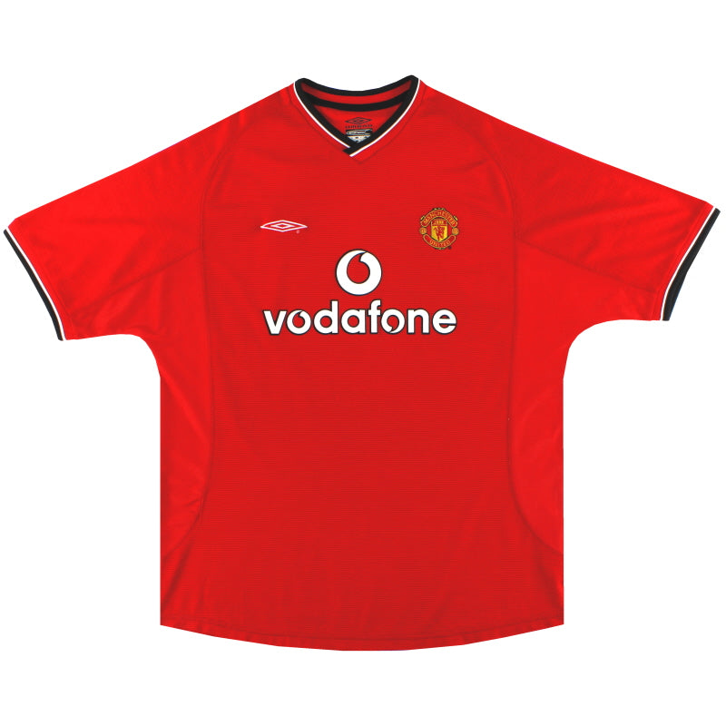 2000-02 Manchester United Umbro Heimtrikot XL