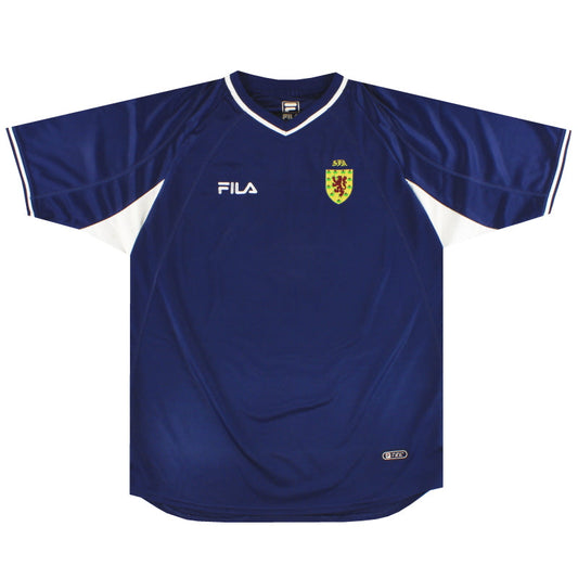 2000-02 Scotland Fila Home Shirt XL