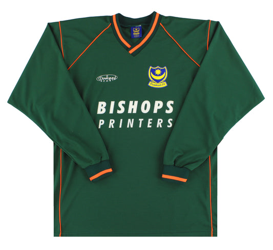 2000-02 Portsmouth Pompey Sports Goalkeeper Shirt *Mint* L