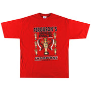 2000 Manchester United „Six Pack“ Grafik-T-Shirt XXL