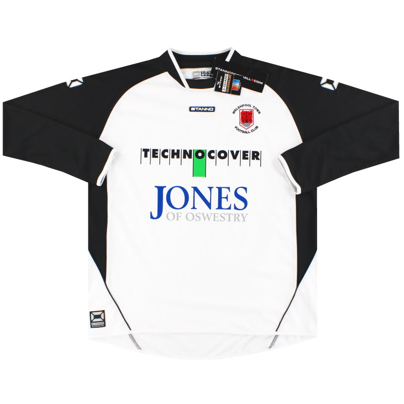 2000's Welshpool Town Stanno Home Shirt L/S *w/tags* M/L