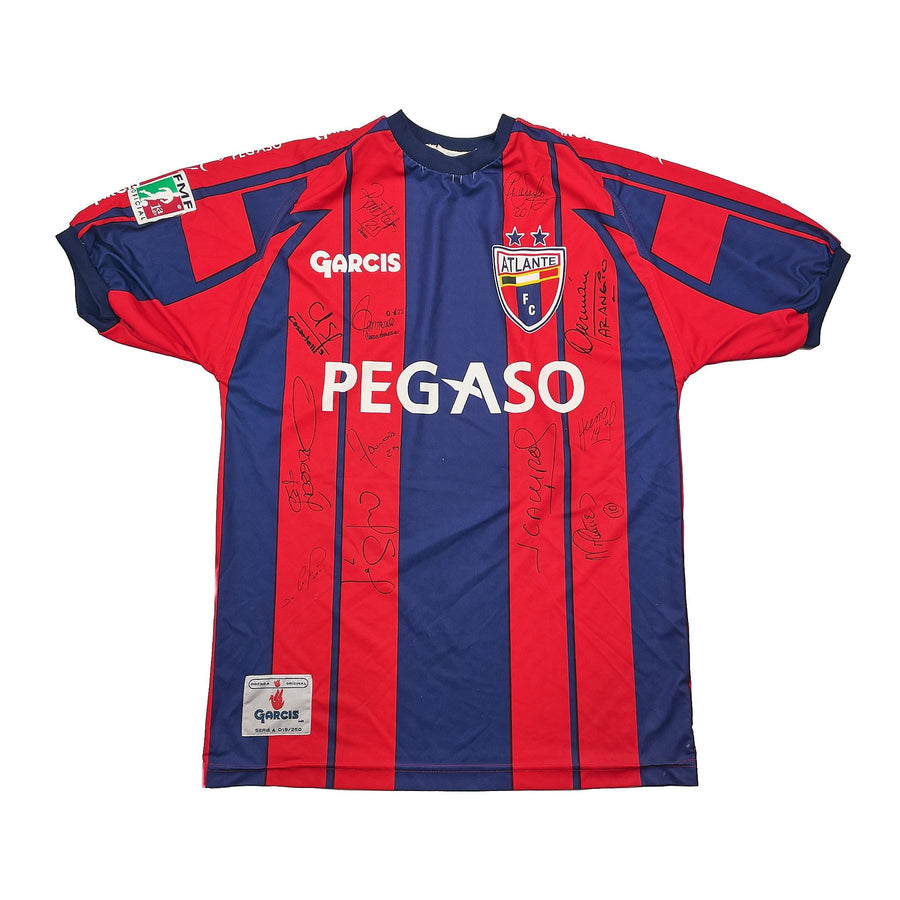 2000/01 Atlante *handsigniertes* Heimtrikot (L) Garcis