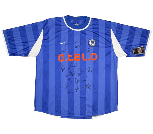 2000/01 Hertha Berlin *Squad Signed* BNWT Home Shirt (XXL) Nike