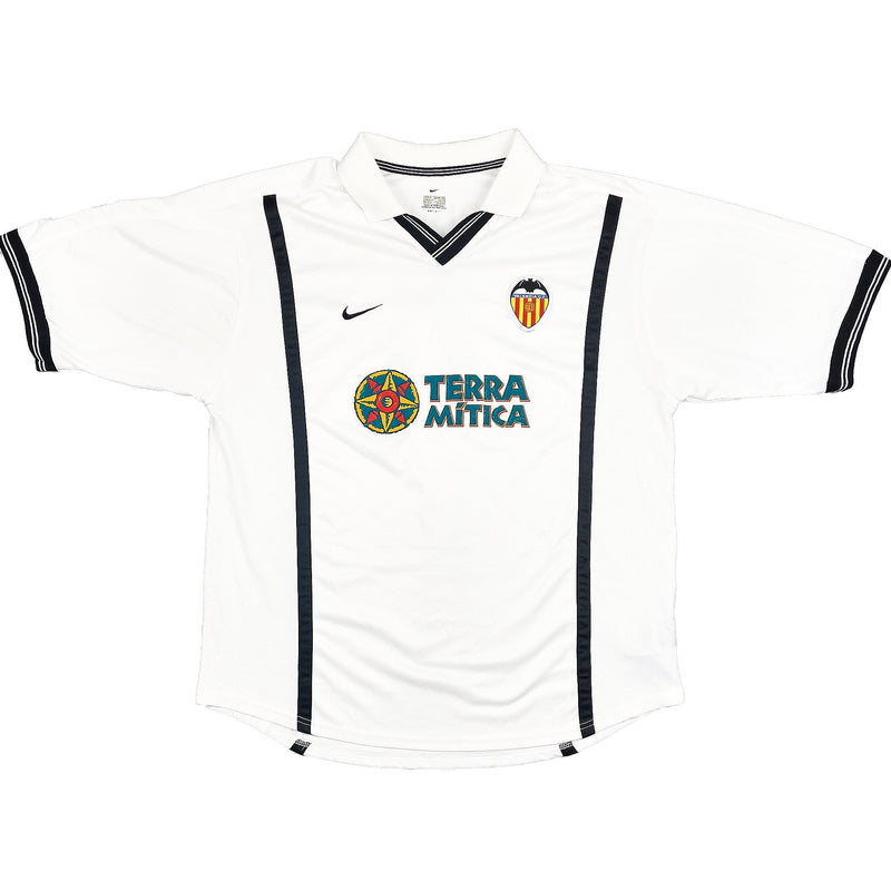 2000/01 Valencia Deschamps #4 Home Shirt (L) Nike