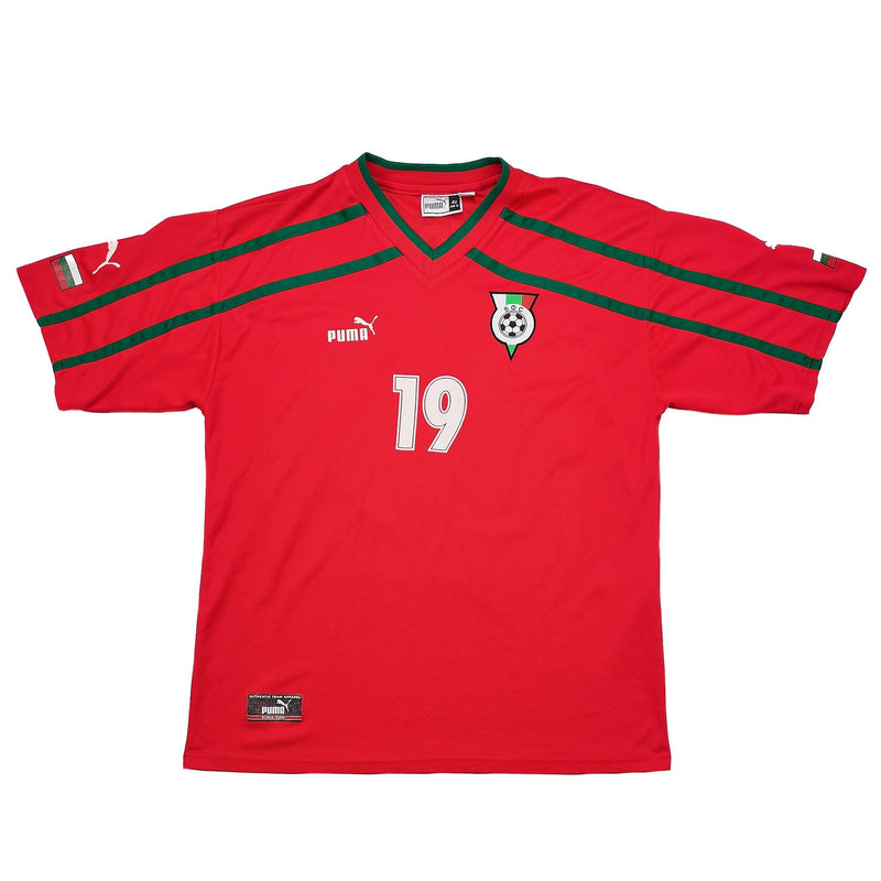 2000/02 BULGARIA PETROV #19 HOME SHIRT (XL) PUMA