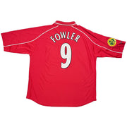 2000/02 Liverpool Fowler #9 European Heimtrikot (XXL) Reebok
