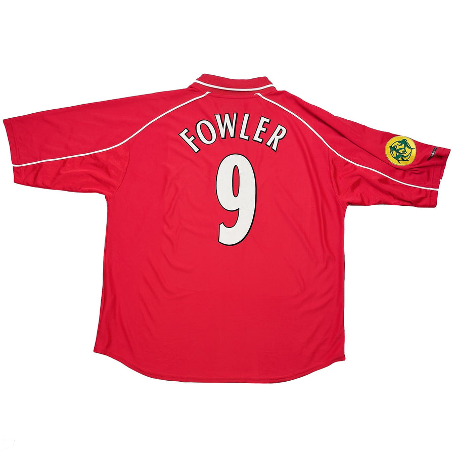 2000/02 Liverpool Fowler #9 European Heimtrikot (XXL) Reebok