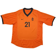 2000/02 Niederlande Makaay #21 Heimtrikot (L) Nike