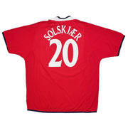 2000/02 Norwegen Solskjaer #20 Heimtrikot (XXL) Umbro