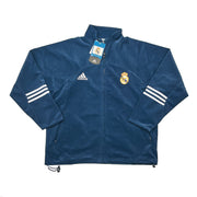 2000/02 Real Madrid *Hundertjahrfeier* BNWT Fleece-Jacke (M) Adidas