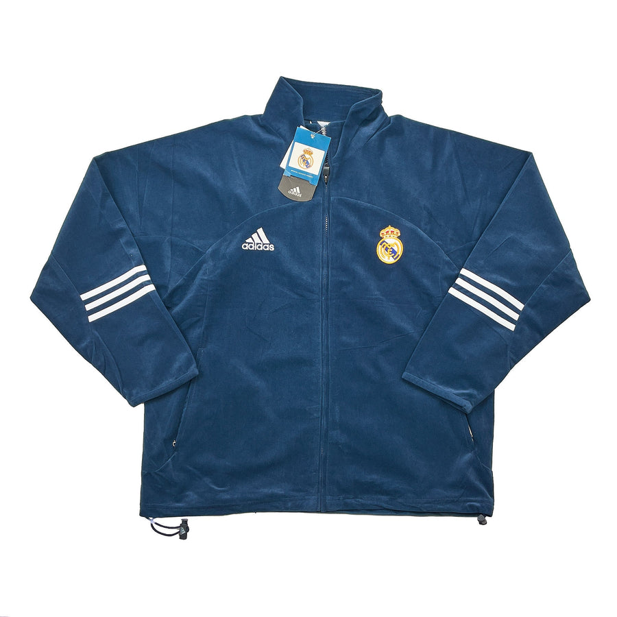 2000/02 Real Madrid *Hundertjahrfeier* BNWT Fleece-Jacke (M) Adidas